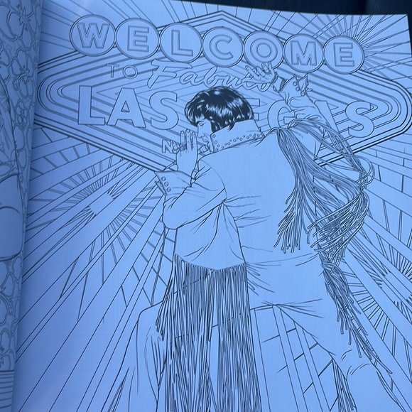 Elvis coloring book - Picture 3 of 7